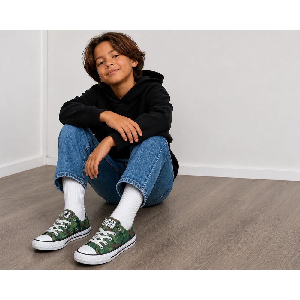 Converse Camo Low Top Sneakers Kids 1
